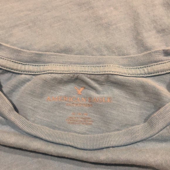 American Eagle Blue Tee Medium - Picture 3 of 3